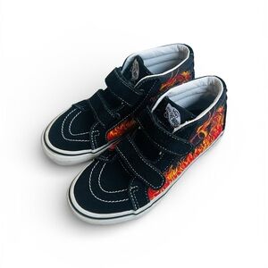 Vans Dragon Flames Skateboard Shoes Size 2